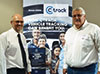 Harry van Huyssteen (left) and Charles Horak, Call Centre Manager of Ctrack. 